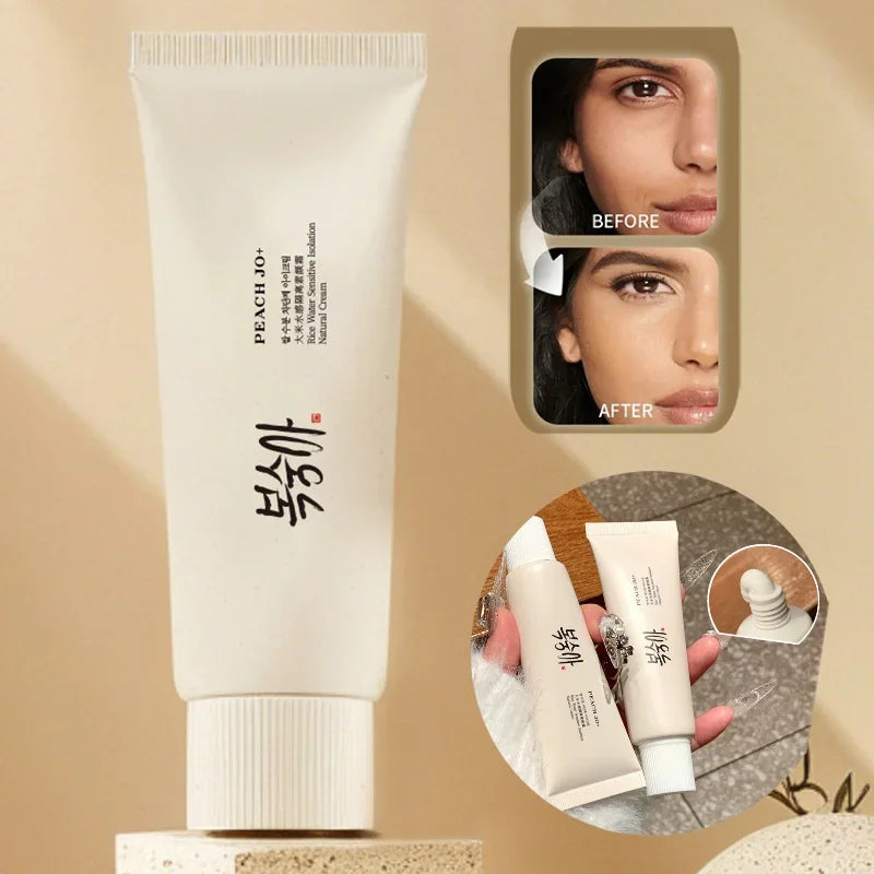 Crema Solar Coreana SPF50+ con Extracto de Arroz — Hidratante y Unificadora